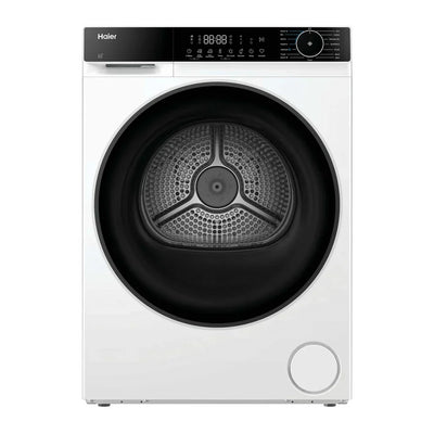 Haier HD80-D357U1 8kg Freestanding Heat Pump Tumble Dryer White - D Rated