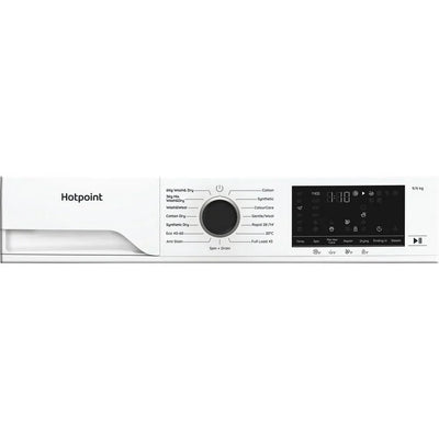Hotpoint HBD9681ANTSTAIN 9+6kg 1400 Spin Freestanding Front Load Washer Dryer - White