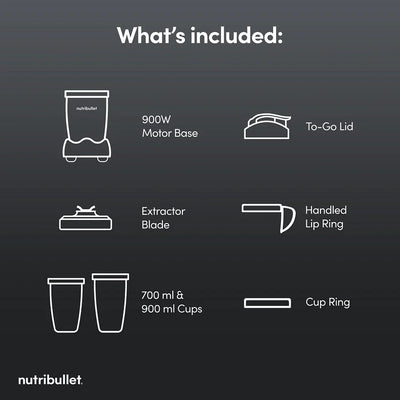 Nutribullet 900 Series McLaren F1 Team Edition Portable Blender 2775 - Grey
